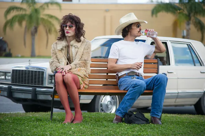 Der transsexuelle Rayon (Jared Leto) und Ron Woodroof (Matthew McConaughey) haben zunächst nur eines gemeinsam: Beide sind HIV-positiv © 2014 Ascot Elite Filmverleih GmbH