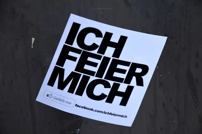 Ich feier mich