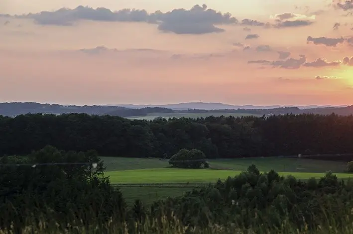 Überm Dorf\_Sonnenuntergang 2